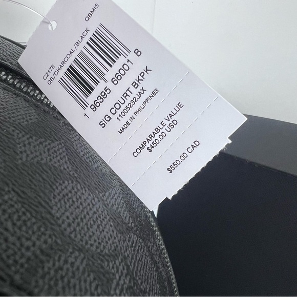 Coach Signature Women Backpack - Picture 9 of 12